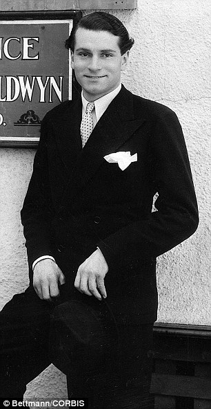 Coward admitted that he thought Olivier (pictured) was 'the most staggeringly beautiful creature' he had ever seen