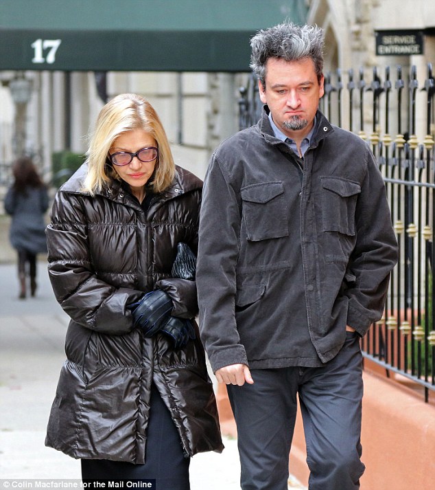 The pair stepped out to visit the church a day after a memorial service was attended by a number of a number of family, friends and colleagues from Hollywood