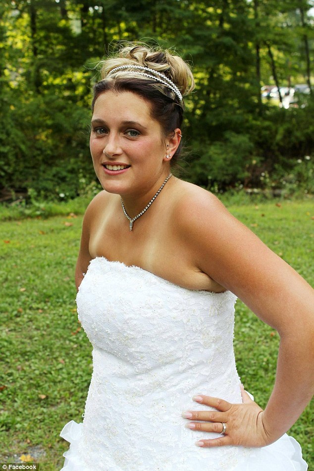 Missing: Jessica Padgett, 33, was last seen going on her lunch break from Duck Duck Goose Daycare to call her husband and send a fax at midday on Friday. Police found her phone in her car in a parking lot a mile away