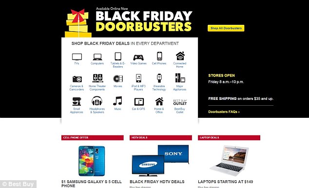 ChannelAdvisor, which tracks same-store sales for roughly 2,700 online businesses, estimated the company's sales rose 16.32 per cent Thursday compared to last year's sales