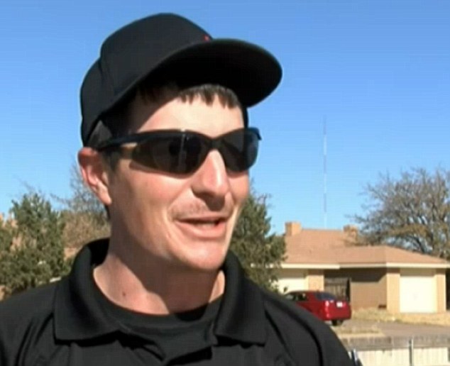 Kameron Schrader of Lubbock, Texas, said that as he was diving a turkey smashed through the windshield of his truck
