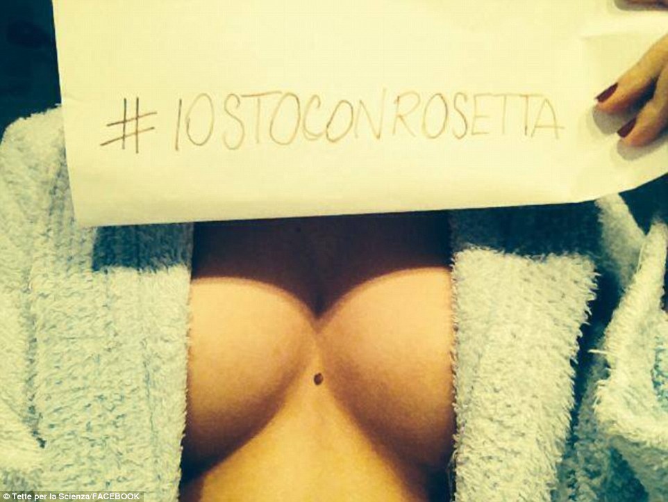The blog, which has clocked up nearly 19,000 likes on Facebook, asks women to take a selfie of their breasts and pose alongside a sign which promotes a scientific message