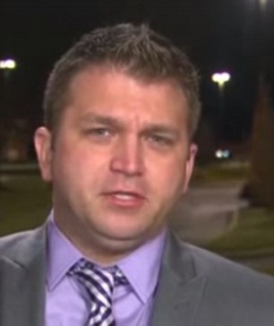 Attack: The police association, whose president Gabe Crocker is pictured above, said the gesture was 'unthinkable' from a hometown team