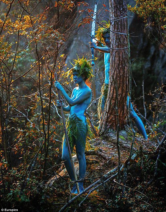 Not your average wedding album: A team of make-up artists and lighting experts as well as a professional photographer travelled with the newlyweds to bring their dream to life