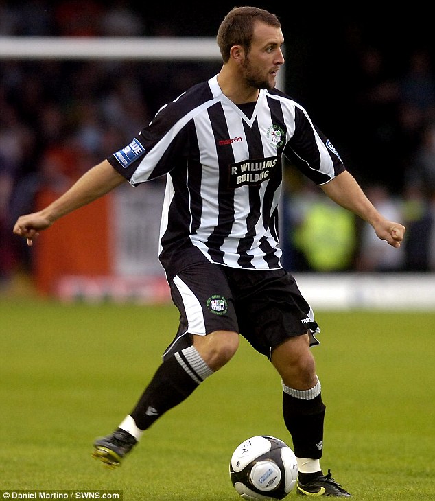 Spendlove and Taylor (pictured playing for Forest Green Rovers) are known on the non-league football circuit