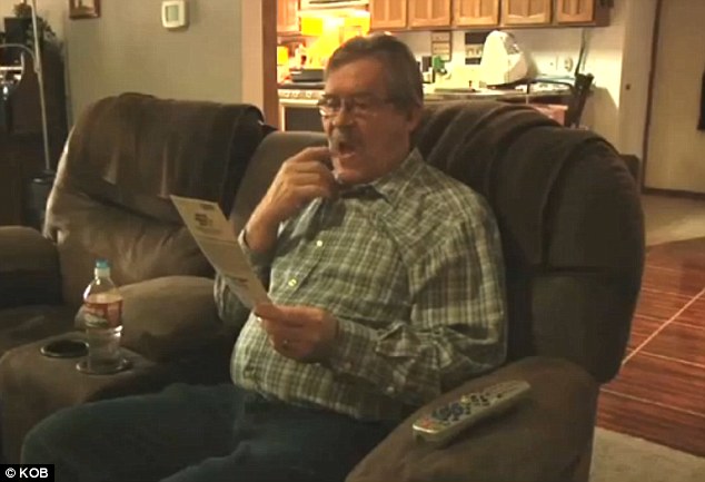 Unhappy customer: 'I mean, if you thought you won $500,000 and somebody tells you that you didn't, and you can prove you did, it's pretty stressful for somebody to say, "no you're not getting your money",' said Mr Wines