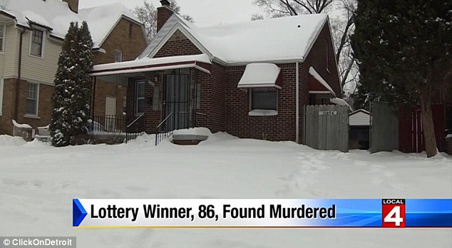 Grisly find: Neal has been found with multiple stab wounds in the basement of this vacant house in the 15800 block of Mansfield Street