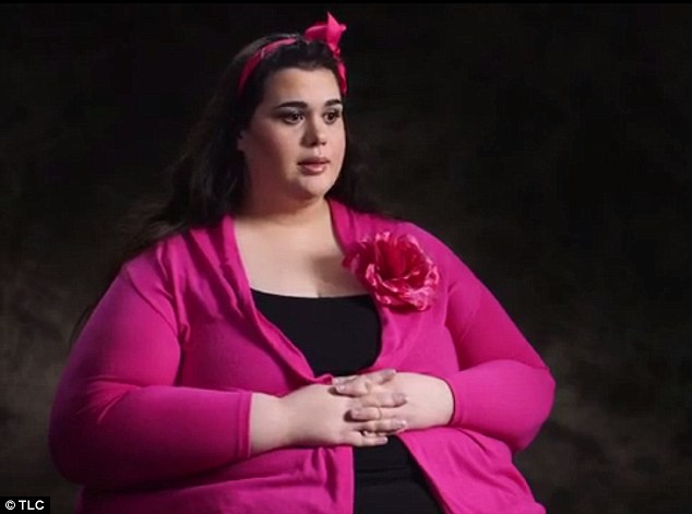 Slimmed down: It took gastric bypass surgery to reduce Amber's enlarged stomach from the size of a 'football' to the size of a 'baseball', as well as a concerted effort on her part to stop emotional eating