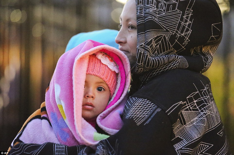 Cold-lanta: Even residents of normally-balmy Atlanta had to bundle up against the cold as temperatures dipped into the 20s