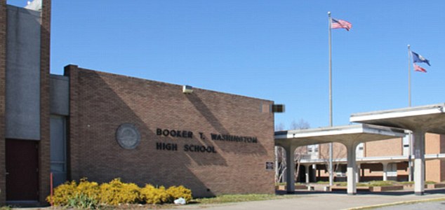 Troubled school: The Norfolk, Virginia, high school lost its accreditation last month over poor test scores and low graduation rates  