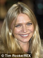 What lovely hair: Andrew has worked with Jodie Kidd who has long thick hair