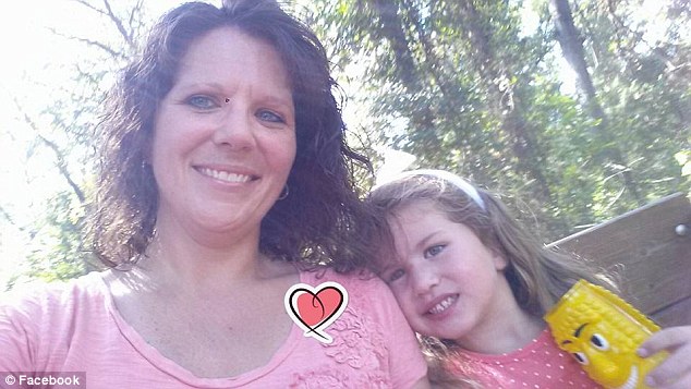 Family: Trudi Hardman in a Facebook photo with her daughter.  Ouachita Parish coroners pronounced the five family members dead on the scene