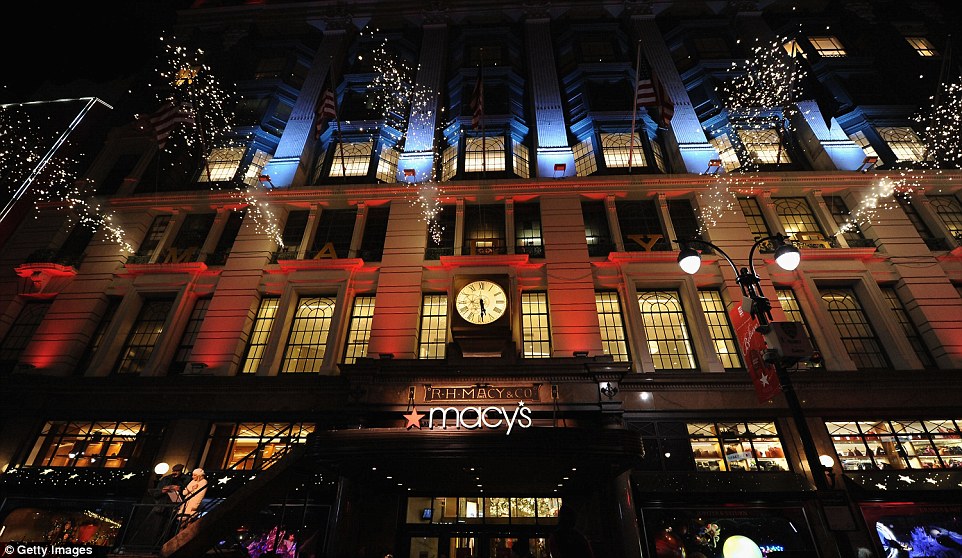 Fireworks erupted from the roof of the store. The windows on the 34th Street side of the store depict four scenes from the Miracle classic film