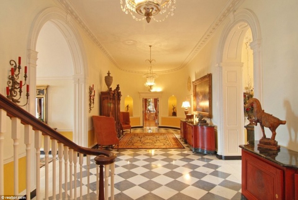 Restored: Marx and his now-ex wife Cynthia Rhodes have somewhat modernized the home