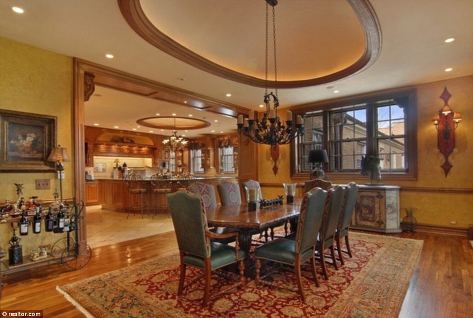 Formal: A proper dining room sits right off the kitchen