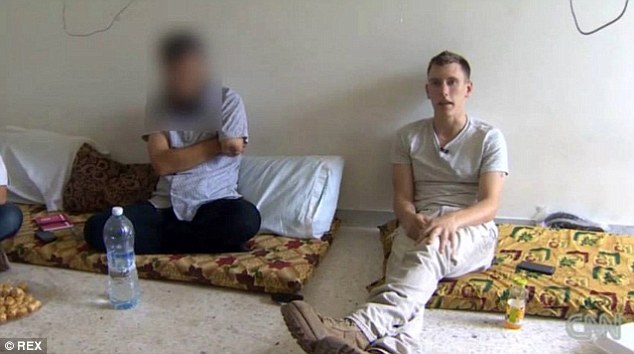 Humanitarian: Kassig is shown here working in Syria in a picture posted on a community Facebook page set up to appeal for his release called 'Mercy for Abdul-Rahman Kassig - formerly known as Peter'