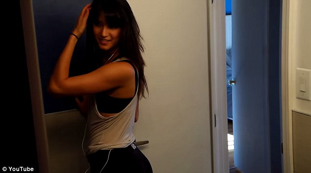 Caught: A woman patrolled the streets of the city in yoga pants with a device attached to her backside