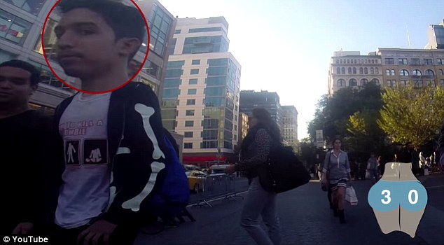 Check your own butt! New Yorkers like this man are encouraged to check for cancerous lumps