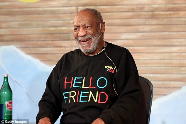 back on stage: Bill Cosby (above) received a standing ovation as he performed in Florida Friday evening