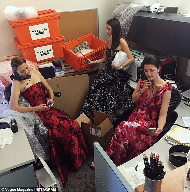 Day in the life: The publication was tongue in cheek about the moving process