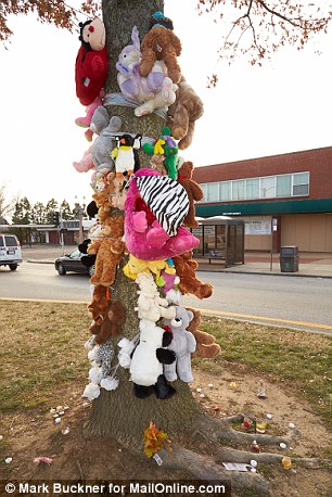 Captured: Michael Hassel filmed the moment Mr Powell was shot by police on August 19