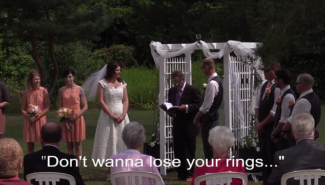 Jessica and Casey O'Donnell, from Peterborough, Canada, were married in August in Kijiji