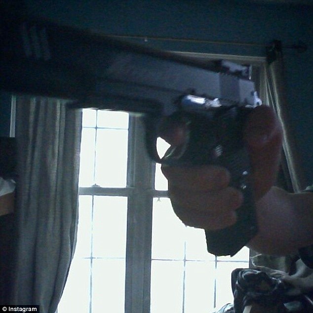 Weapon: Nicholas appeared to have posted a picture of a gun on his Instagram account, however it is not known whether it was used in the shooting. The gun used was owned by a deceased member of the family