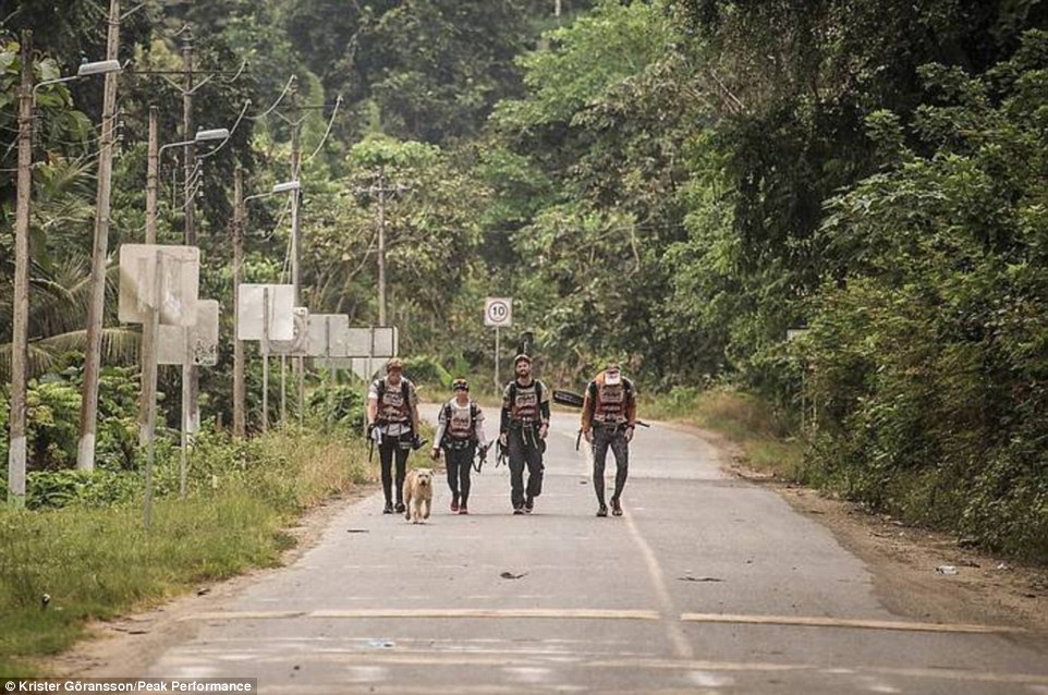 Grueling: The race takes teams of four around ten days, and involves continuous hiking, trekking, mountain biking and kayaking 