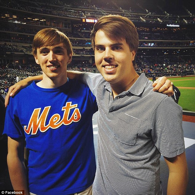 Accomplished: D'Agostino (right) was student body president and an accomplished rower when he attended St. Andrew's School in Middletown, Delaware. He gave a commencement speech upon his graduation in 2013