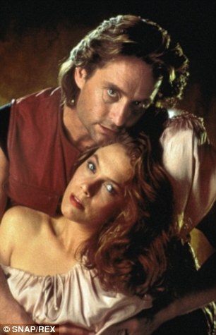 In Romancing The Stone with Michael Douglas in 1984