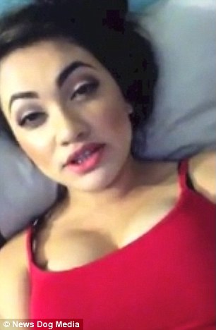 She uploaded the controversial video to Facebook