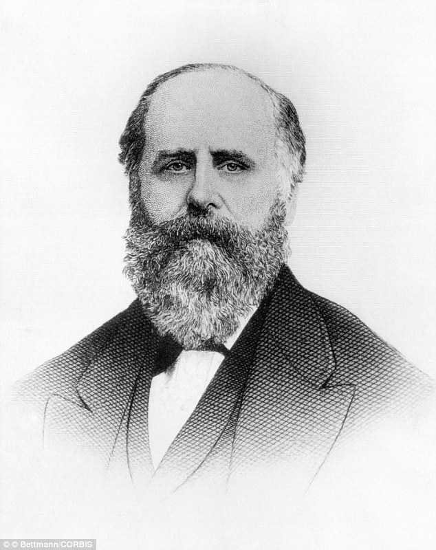 Pioneer: Rowland Hussey Macy (pictured), who founded Macy's in 1858, was responsible for hiring Ms Getchell, the first female executive of a U.S. retailer, and credited her with being a 'large' part of his store's success