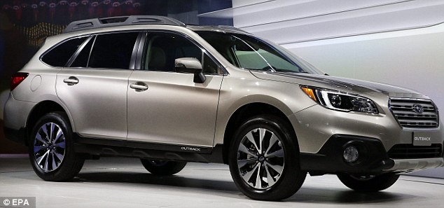 Collision: The buggy drove past a stop sign and was hit by a Subaru Outback, similar to this one pictured