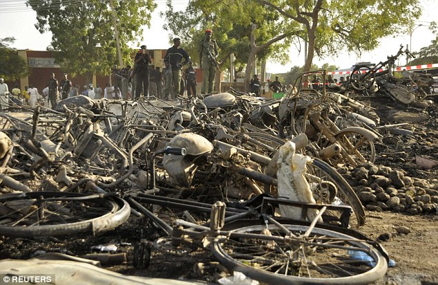 More carnage at the Central Mosque in Kano. The local muslim leader the Emir of Kano had last week called for people to arm themselves against Islamist militants Boko Haram, who analysts say are behind the attack
