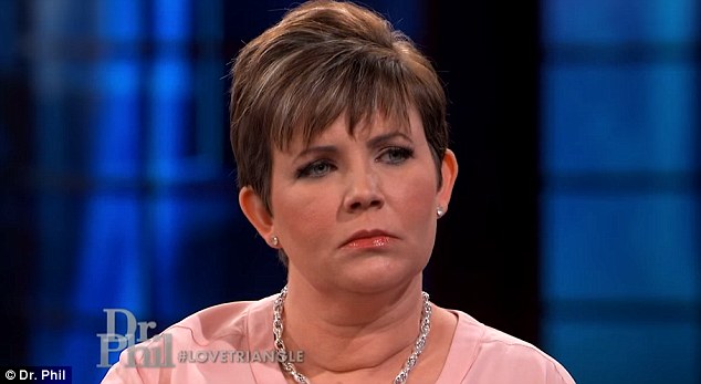 Over it: Melvin's wife Rachel (above) just wants him to make a decision so she can move on with her life