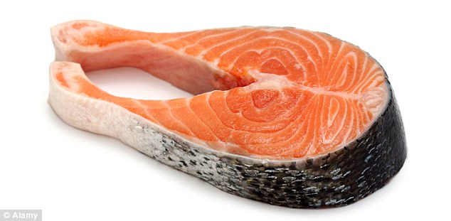 Preheat the oven to 230c, to create this scrumptious salmon dish which is cooked in under 15 minutes