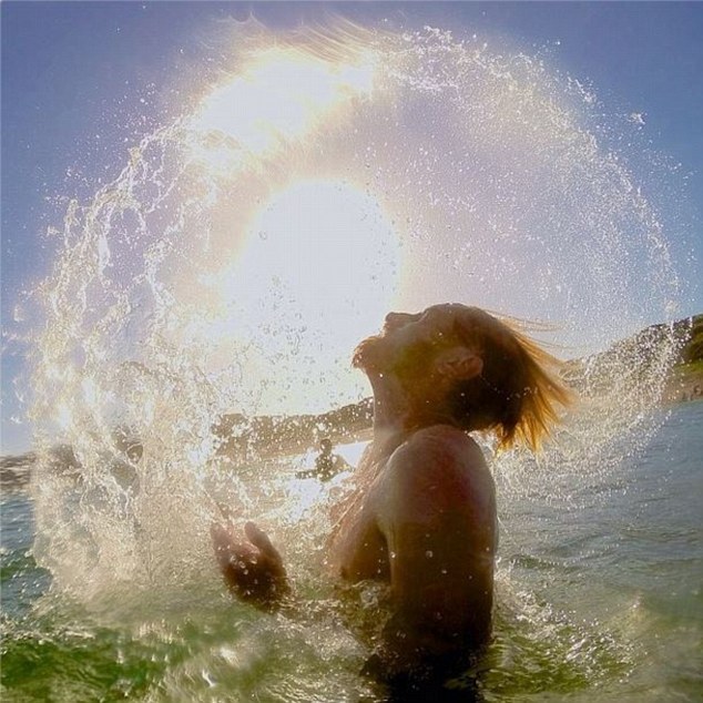 The site asked their followers to post their best hair flicking picture and post it to Instagram. The picture was supposed to showcase the beauty of water