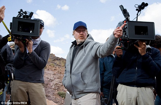 Always spectacular: While director Ridley Scott has been praised for bringing his usual dramatic and imposing visuals to the screen, his top actors have not been given as glowing reviews