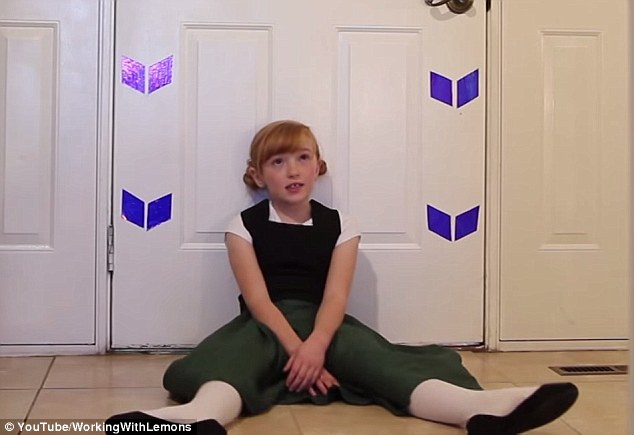 'Come on, let's go and play!': Although many people have seen their Frozen song covers take off YouTube this year, Mr Bagley took the further - and financially sound - step of negotiating with Disney for copyright licenses