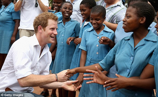 Campaign: Harry's revelations came as part of a social media campaign for his charity Sentebale