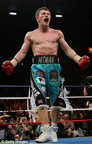 Ricky Hatton was scratched by a neighbour's cat
