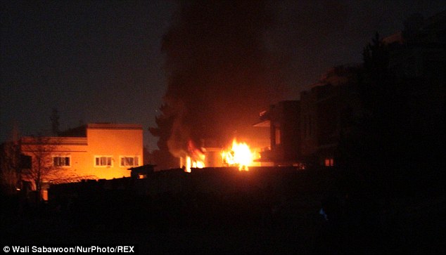 The Taliban launched a suicide bomb attack on a compound used by the US-based charity PAD, pictured