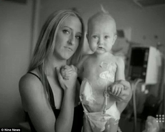 'We’ve nearly lost him, but he's come out battling, he’s the strongest boy I’ve ever known,' said Ms Cornish