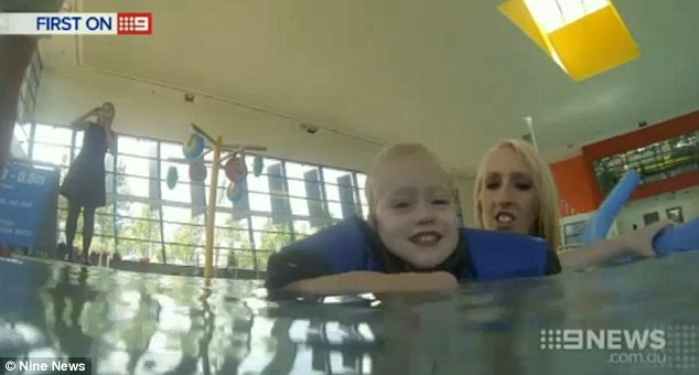 'He has got an opportunity in life to do things he has never been able to do before. Swimming is a big thing,' Ms Cornish said