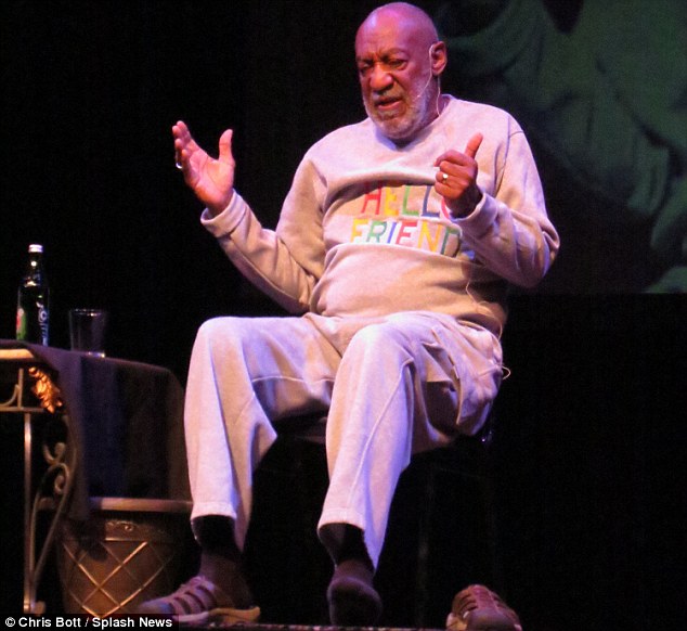 Rebuttal: Cosby, pictured on stage in Florida last month, has characterized the allegations against him as 'innuendo'