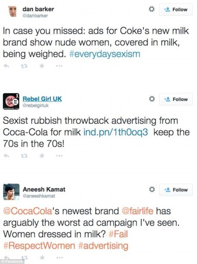 Anger: Twitter users took to the social media network to get their anger off their chests and complain about Coca-Cola