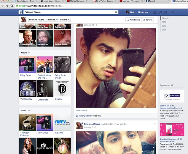 Playing with fire: The user shared the posts on the Tumblr account Racists Getting Fired in an apparent hope of getting Rivera terminated from her job as a movie theater supervisor 