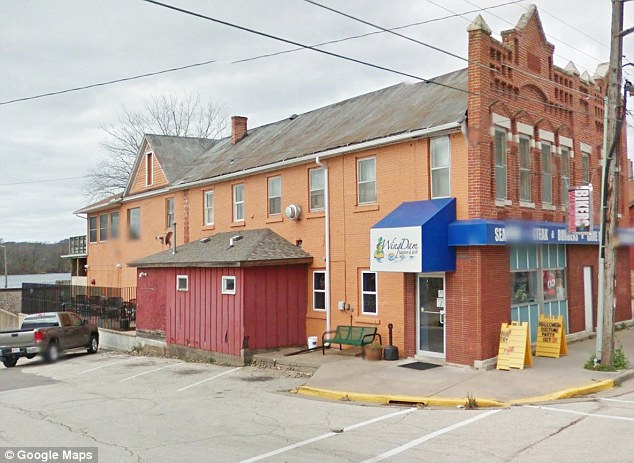 Place of work: This is the WingDam Saloon & Grill in Fountain City - where Brooke, who was an employee was found dead at 8pm on Monday