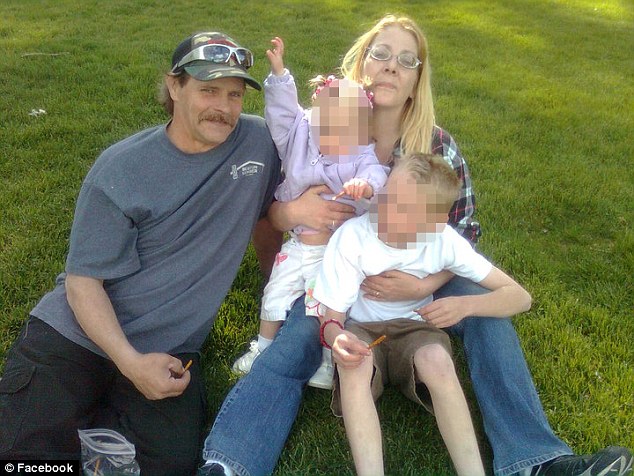 Victim speaks: The girl, pictured here as a toddler with her face obscured, told police her mother printed photos showing her without her clothes on and sold them to people for $100 apiece 