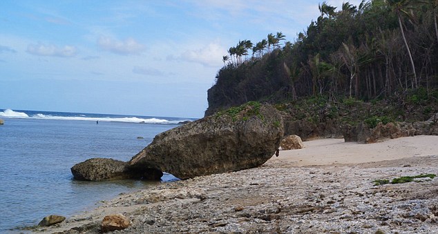 Typhoon Haiyan was so powerful it created Tsunami-like waves that swept this 198 ton boulder up a beach